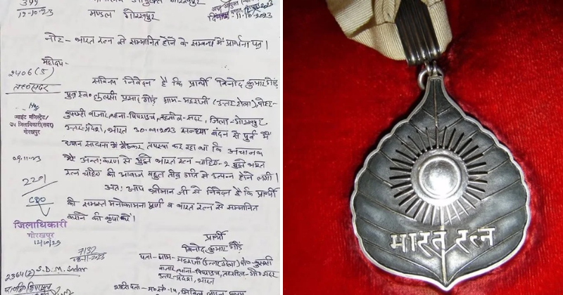 Viral letter: Gorakhpur resident seeks Bharat Ratna award after 'Voices' swift request to commissioner