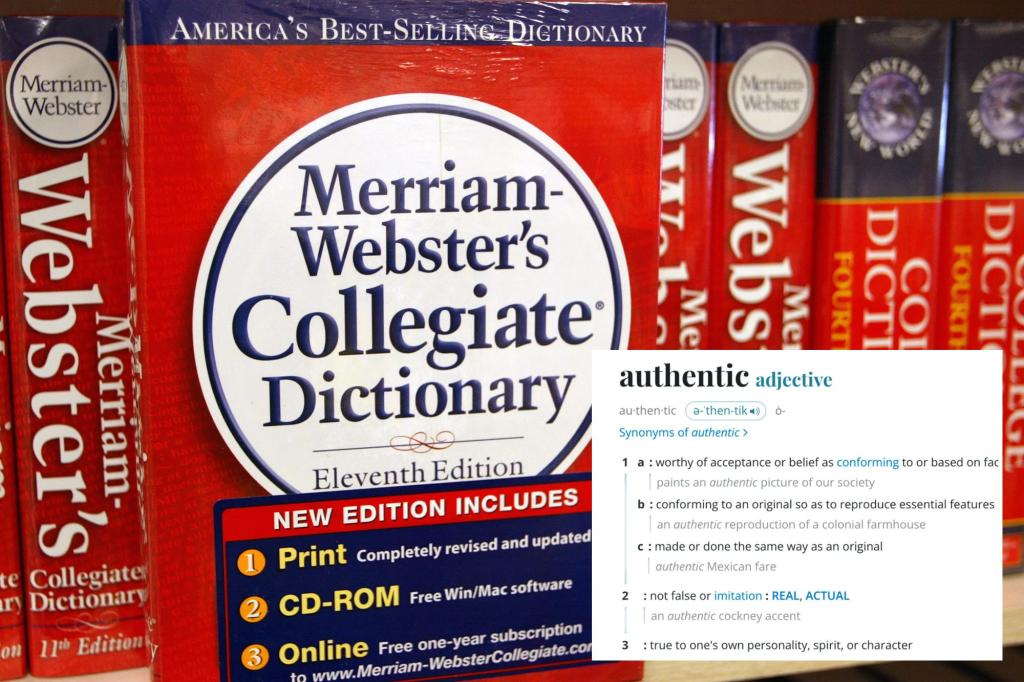What is Merriam-Webster's word of the year for 2023?  Tip: be true to yourself