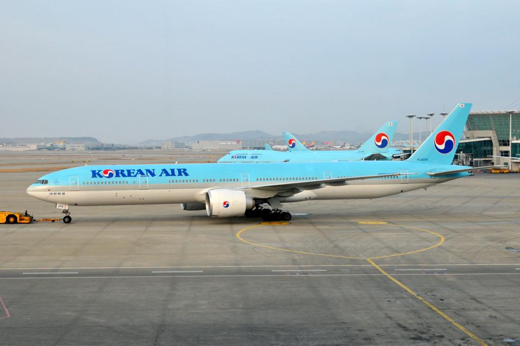 Woman high on methamphetamine tries to open the emergency door of the plane 10 hours into the Korean Air flight