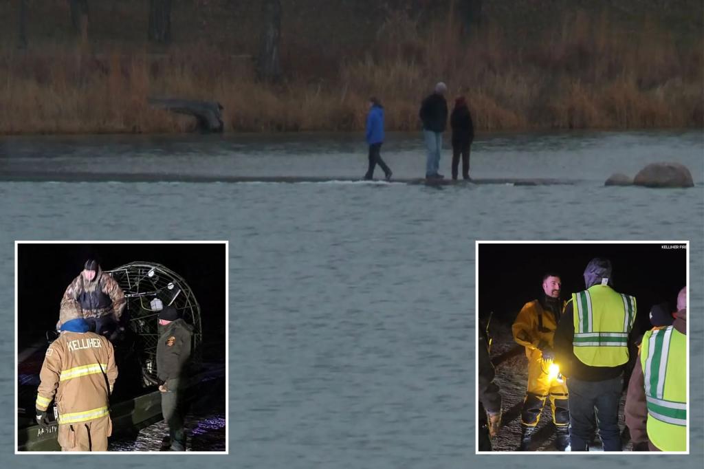 122 fishermen rescued from ice floe that broke off Minnesota lake shore