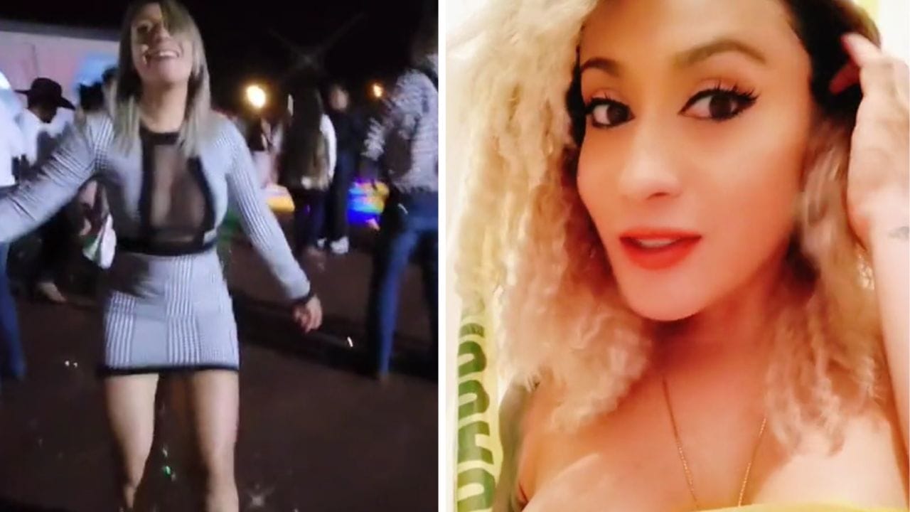 La señora se hizo viral cuando publicó en sus redes sociales el baile en una feria cuando, tras unos tragos, bailó sin zapatos en el suelo.