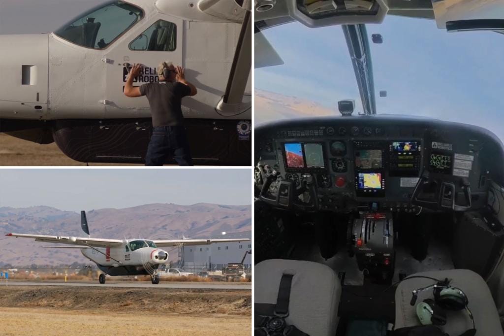 A cargo plane makes a 12-minute flight over California without a pilot: "A milestone for the industry"