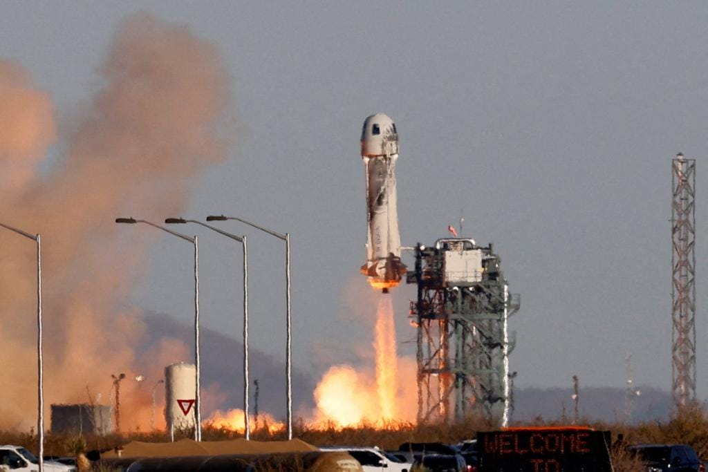 Bezos' Blue Origin plans New Shepard rocket flight after 15 months on the ground