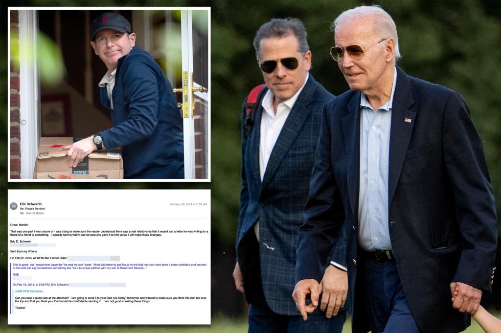Biden used hidden email account to exchange hundreds of messages with Hunter's business partner