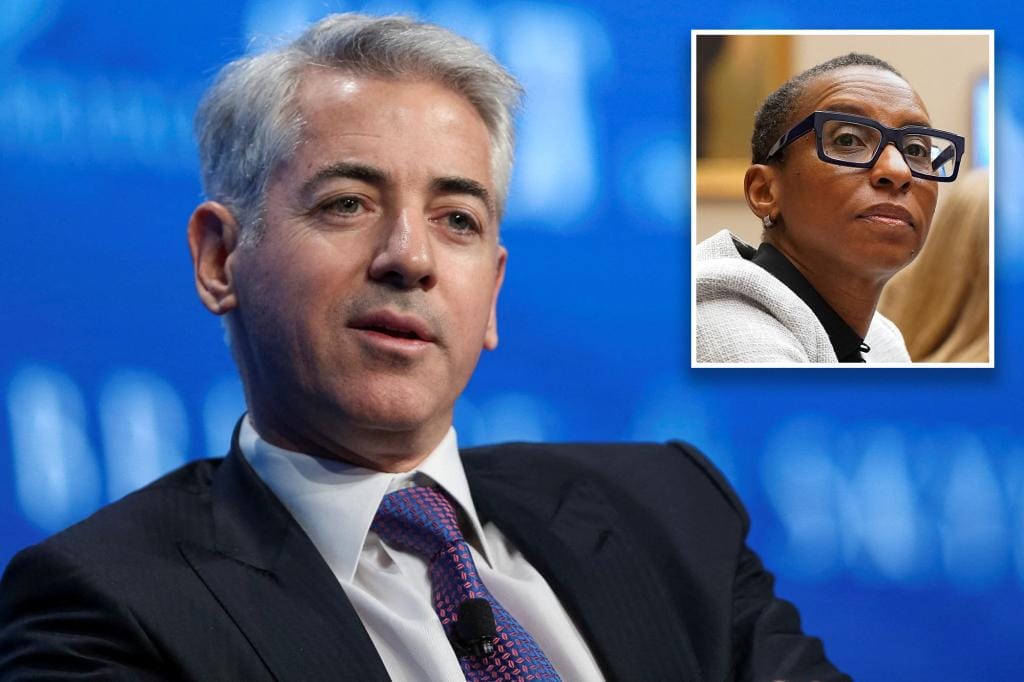 Billionaire Bill Ackman Claims Harvard President Was Hired Thanks to DEI Initiative