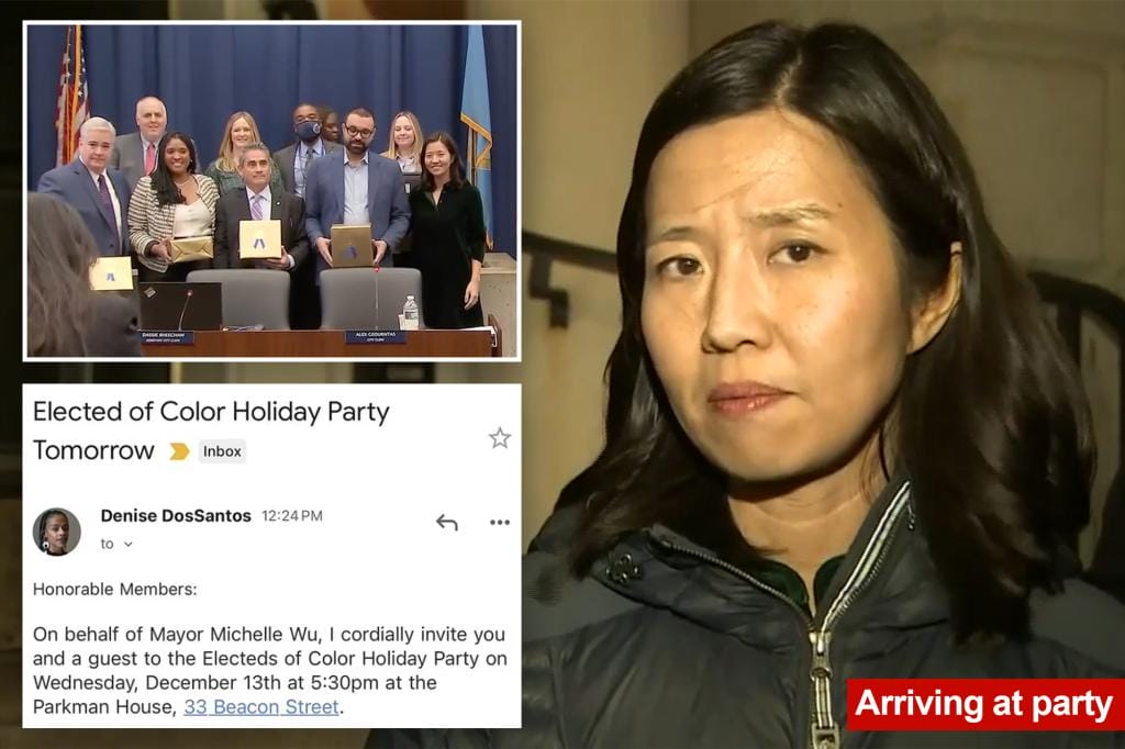 Boston Mayor Michelle Wu Defends 'Chosen of Color' Christmas Party After Backlash Over Invitation: 'Honest Mistake'