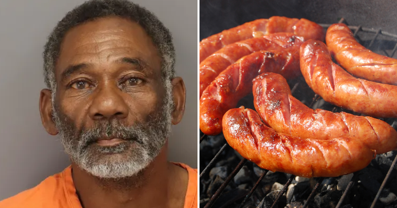 Brotherly dispute takes strange turn: Man arrested for throwing sausages at his older brother
