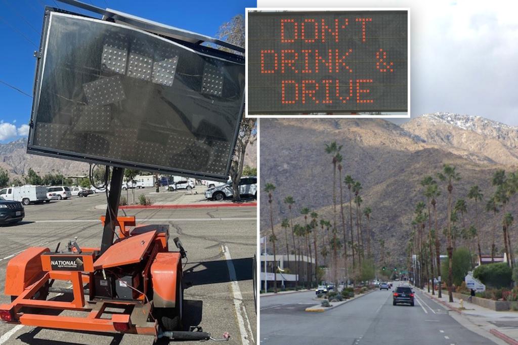 California drunk driver pleads guilty after crashing into anti-drunk driving sign