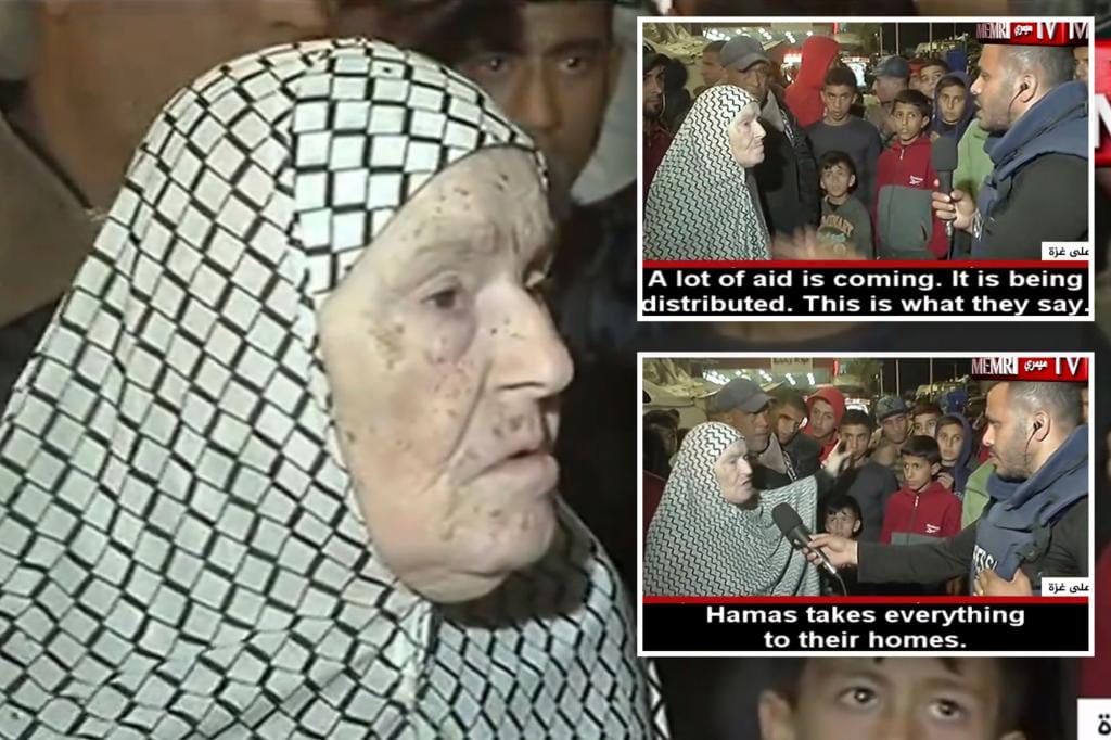Elderly Palestinian criticizes Hamas in interview with Al Jazeera for receiving aid from civilians in Gaza