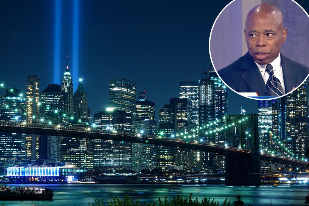 Eric Adams explains that New York is the "greatest city in the world" with a strange reference to 9/11: "Very complicated"