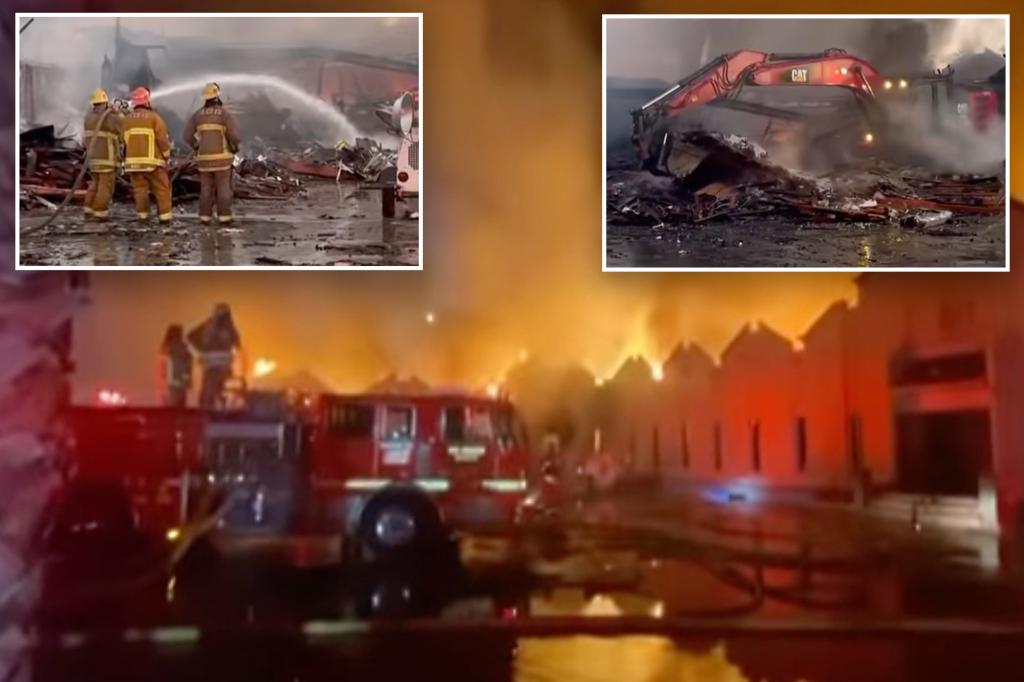 Fire destroys Los Angeles church hours before Christmas toy drive