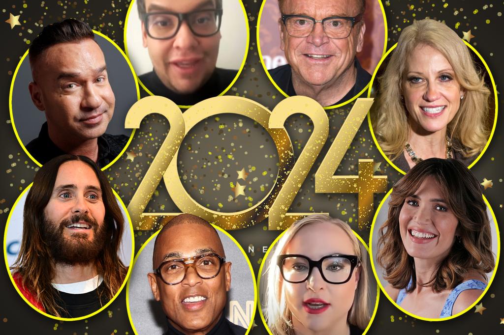 George Santos, Don Lemon, 'The Situation' and more celebrities talk about their 2024 New Year's resolutions
