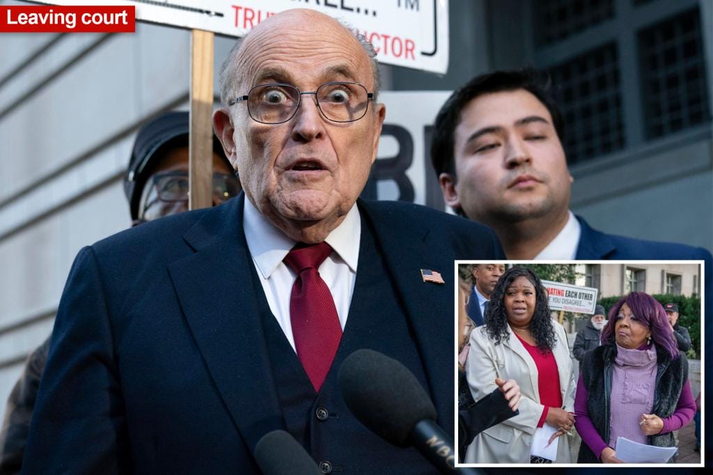 Giuliani ordered to pay more than $148 million to Georgia election workers he defamed: "Don't regret anything"