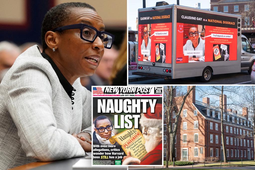 Harvard criticized for threatening the Post in attempt to keep Claudine Gay plagiarism scandal secret: 'Shameful'