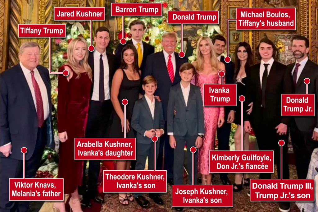 How Trump Family Christmas Photo Reveals Barron Ready for New Public