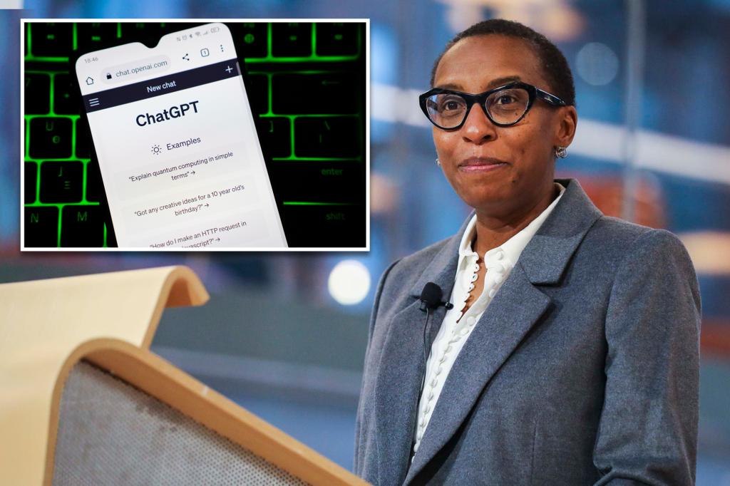 Lawyers for Harvard President Claudine Gay Ridiculed Plagiarism Accusations Created by 'ChatGPT'