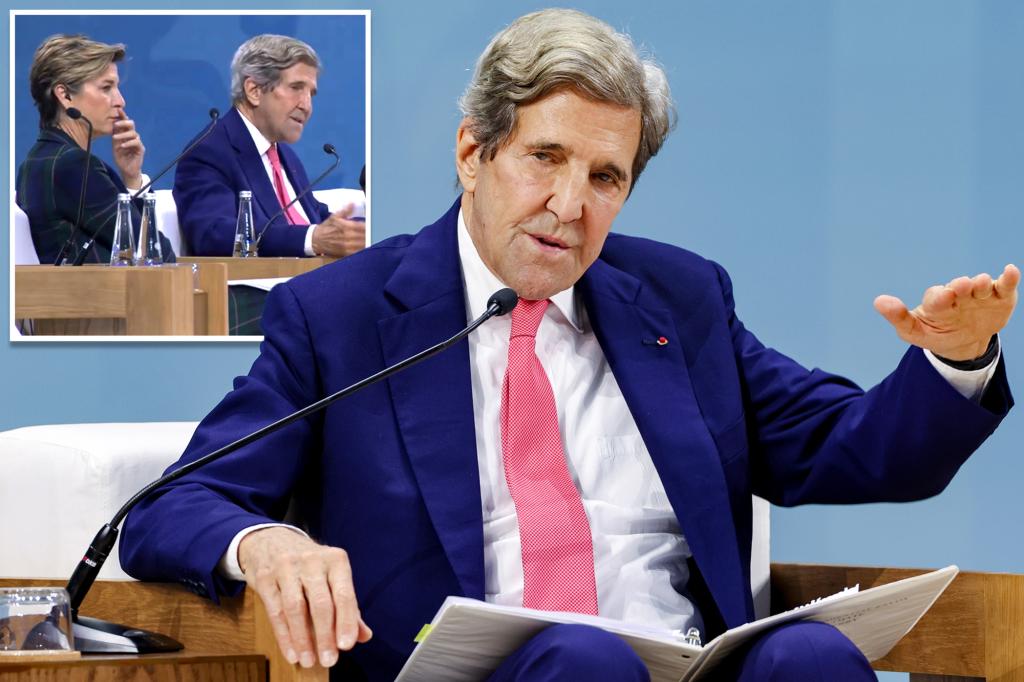 Loud Fart Sound Erupts During John Kerry's Climate Panel Speech