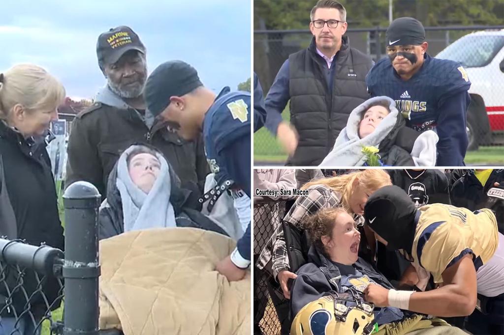 Michigan mom miraculously wakes up from five-year coma and attends son's late-night football game: 'No one expected her to wake up'