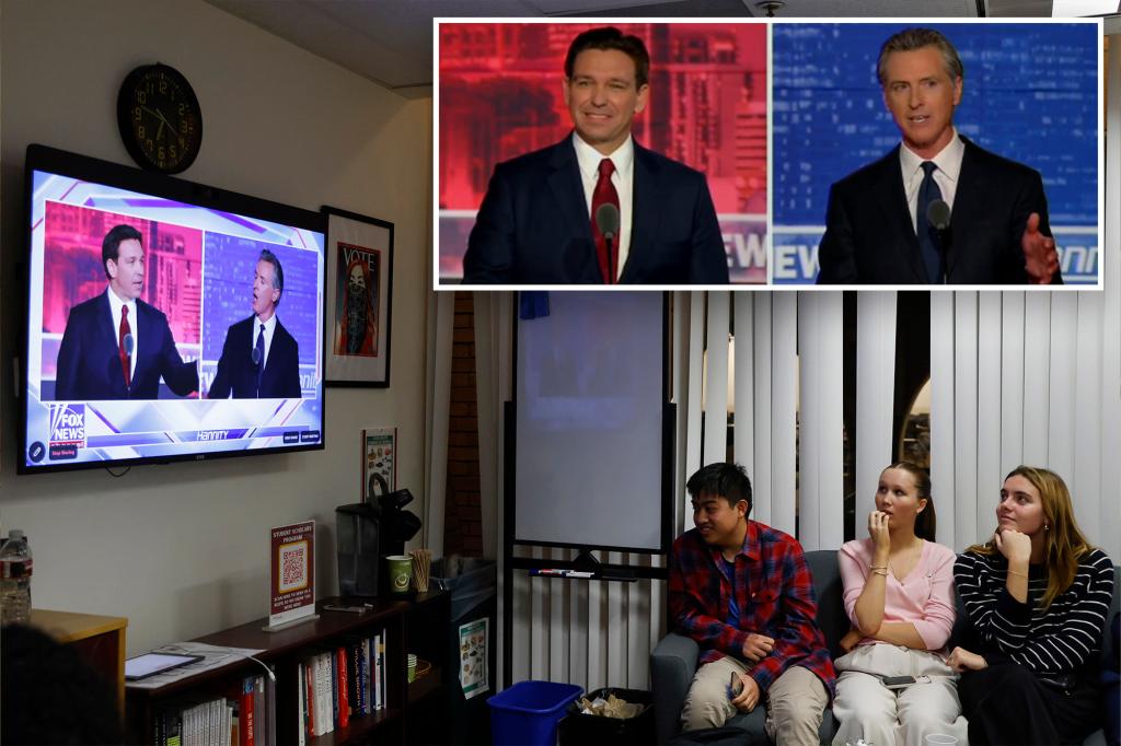 Nearly 5 million viewers watched Ron DeSantis and Gavin Newsom debate on Fox News