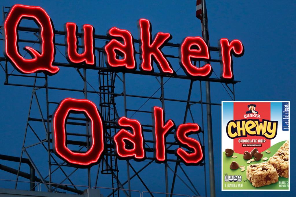 Quaker Oats recalls granola and cereal bars due to salmonella risk