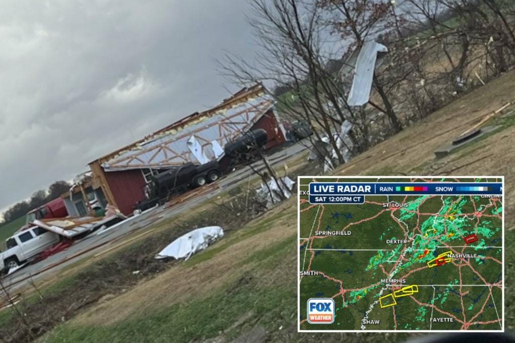 Severe storms in the Southeast cause extreme tornado damage in Tennessee