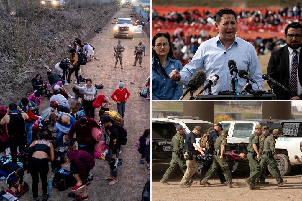 Texas border agents outnumbered 200 to 1 by migrants at Eagle Pass: station at 260% capacity