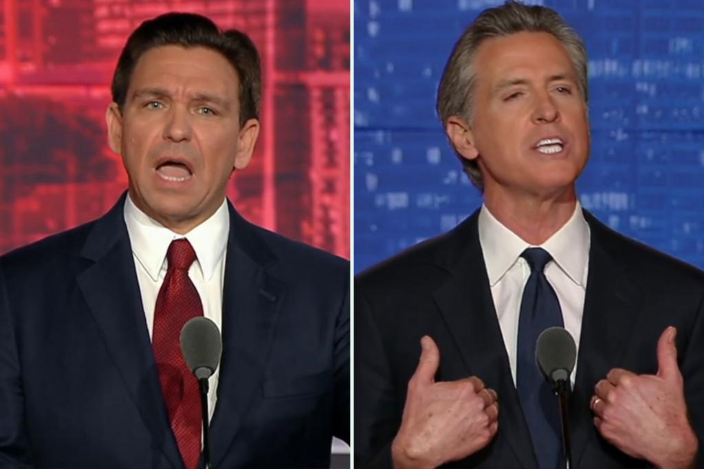 The debate between Ron DeSantis and Gavin Newsom is a glimpse of sunshine, United States