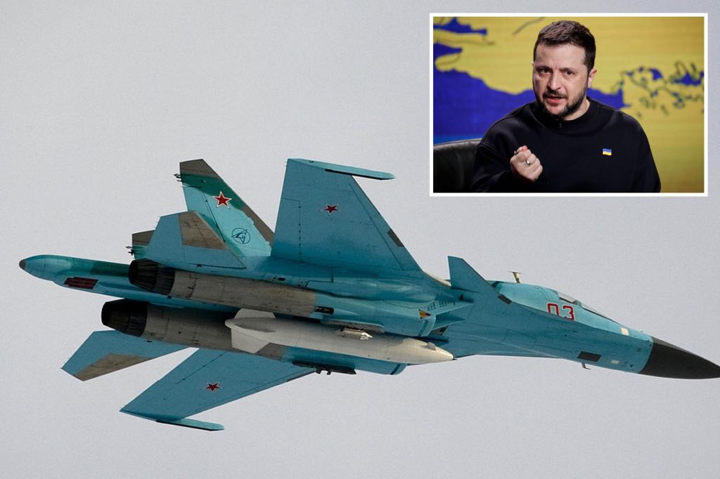 Ukraine claims it shot down three Russian fighter jets in 'brilliantly planned operation'