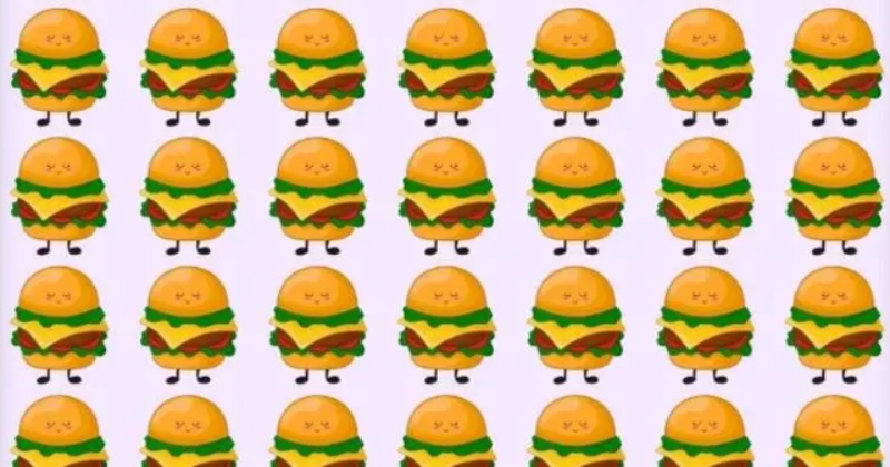 Viral optical illusion: can you spot the strange thing in this image of cheeseburgers?