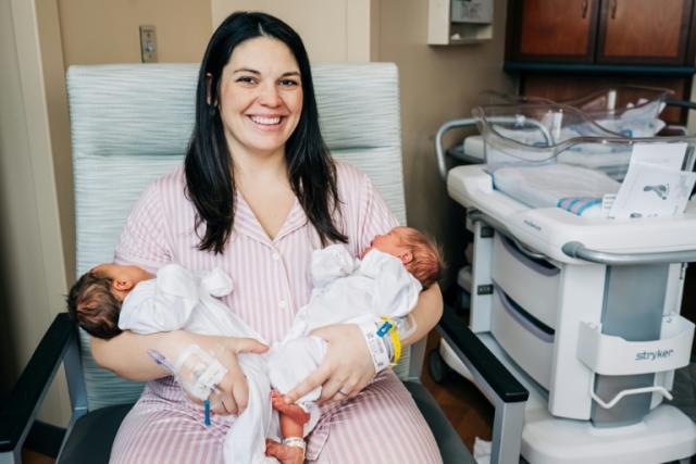 Alabama woman with double uterus gives birth to rare twin girls