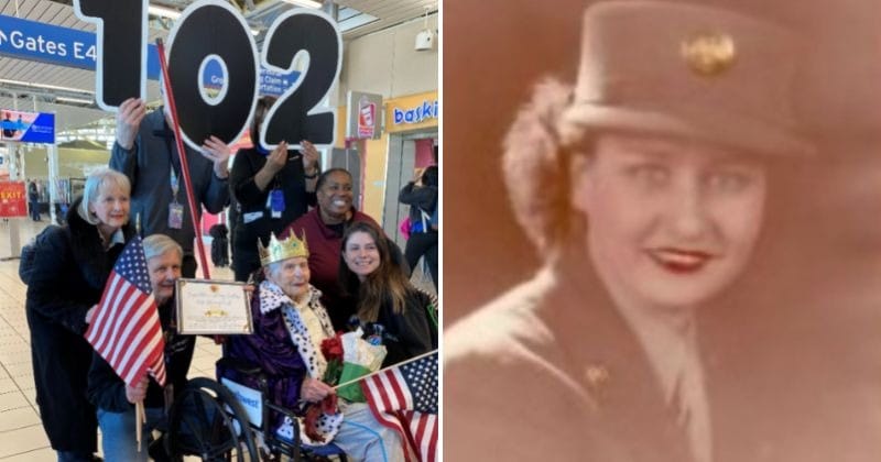 102-year-old WWII veteran surprised by airline