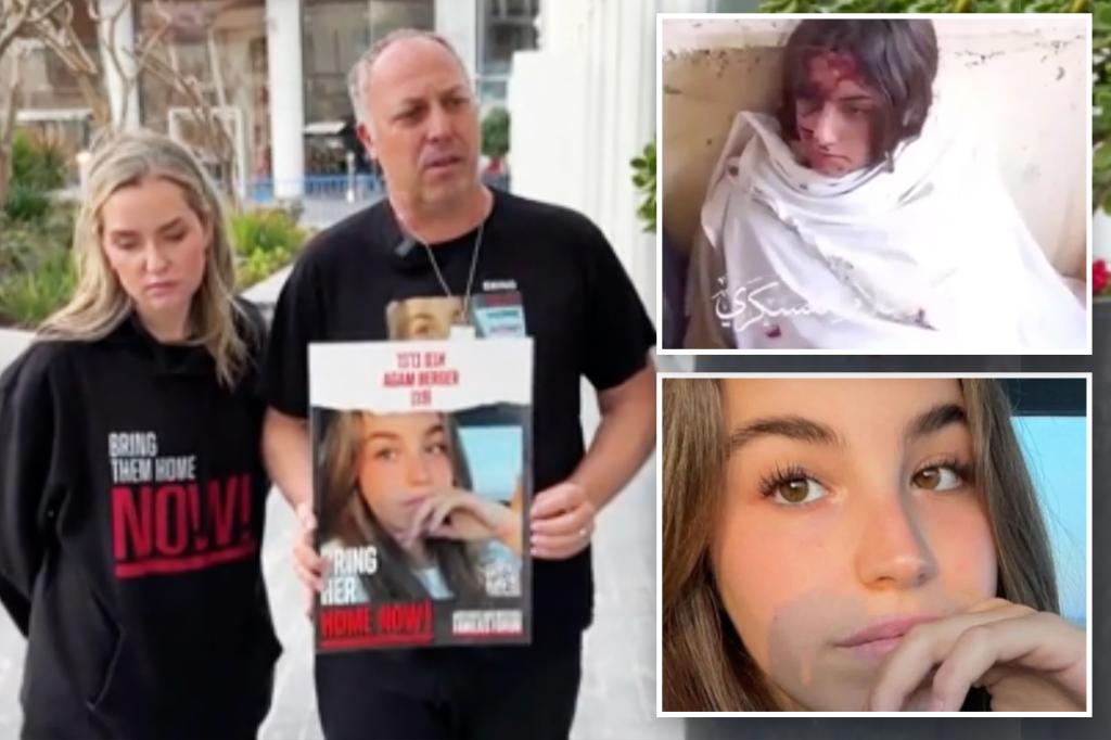 19-year-old Israeli hostage appears injured in Hamas video with blood on her face as her father fears the worst
