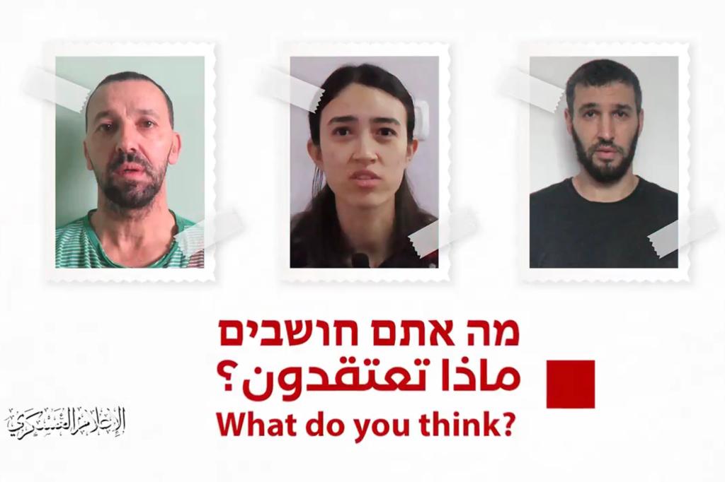 A chilling Hamas video asks viewers if terrorists should kill Israeli hostages: "What do you think?"