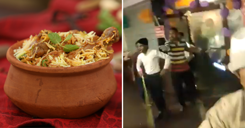 For the love of Biryani!  Viral video shows intense confrontation between Hyderabad hotel staff and his family over an 'undercooked' dish
