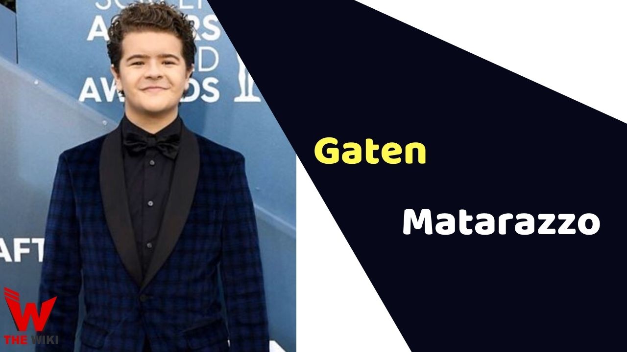 Gaten Matarazzo (Actor) Height, Weight, Age, Affairs, Biography & More