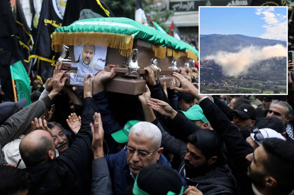 Hezbollah fires rockets at Israel in 'initial response' to assassination of top leader of ally Hamas