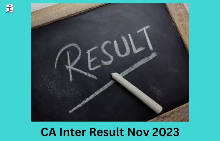 ICAI CA Intermediate Result 2023, CA Inter November Result Link_20.1