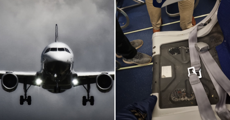 Indigo flight passenger finds cushion missing from seat