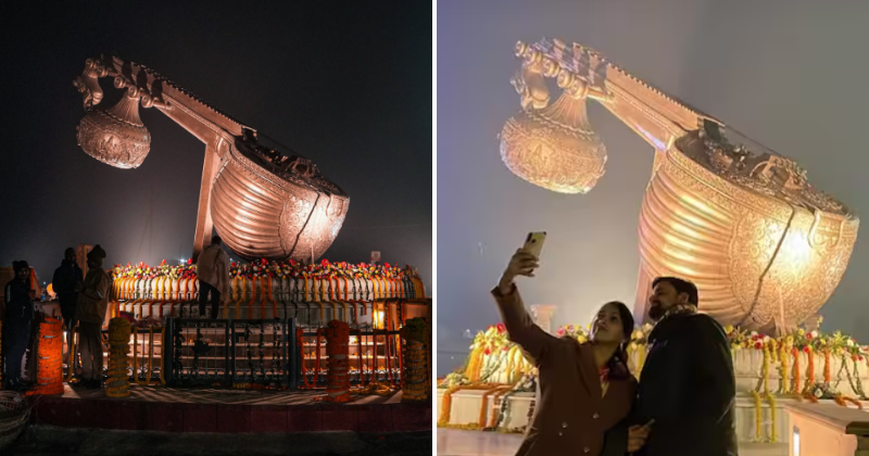 Lata Mangeshkar Chowk in heart of Ayodhya turns into major selfie spot