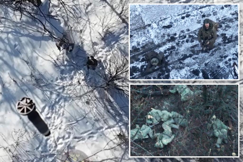 Moscow's 'meat wave' tactic litters Ukraine battlefield with frozen corpses of Russian troops