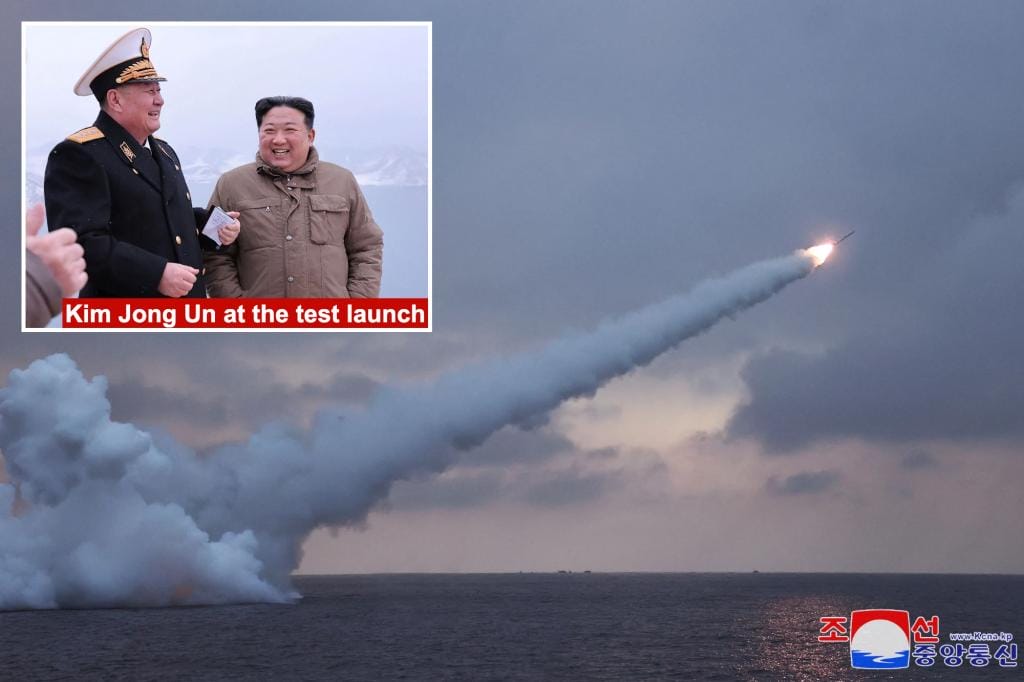 North Korea tests submarine-launched cruise missiles, KCNA says