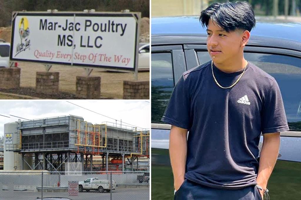 Poultry plant slapped by feds after underage worker died in horrific machine accident