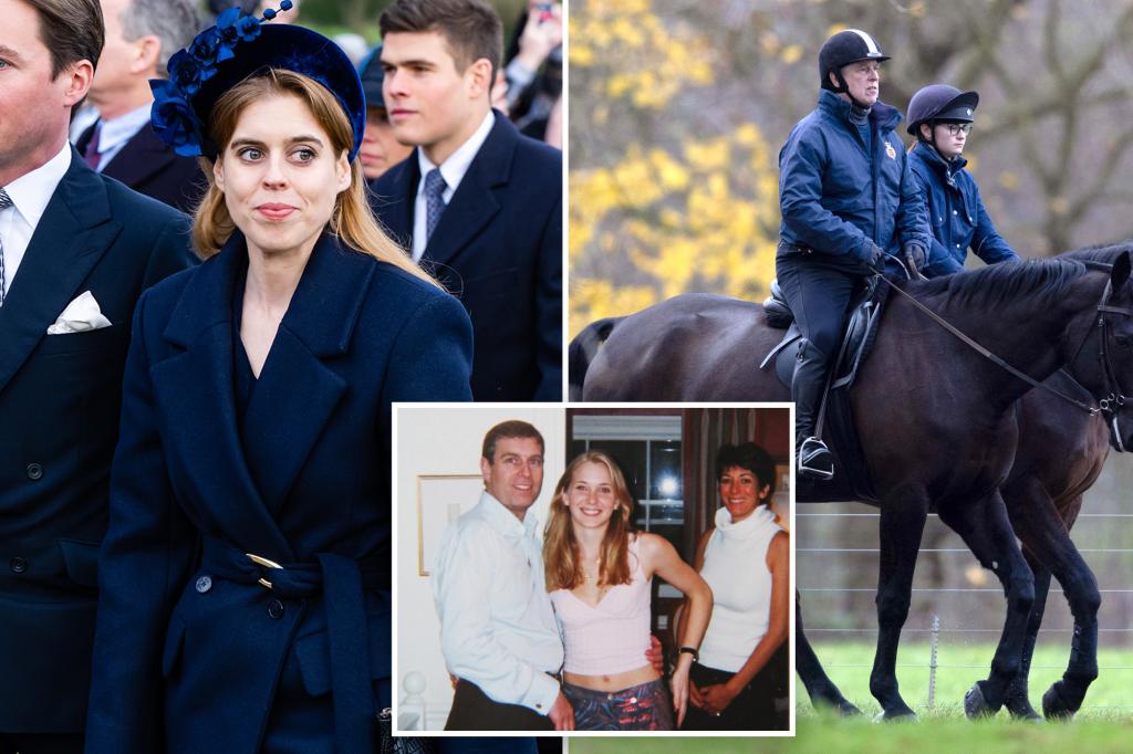 Prince Andrew's daughter Princess Beatrice visits him after Jeffrey Epstein document is abandoned