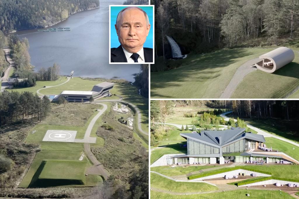 Putin's secret 10,000-acre lair near Finnish border has $10,000 bidets, a brewery and air defense systems, report reveals