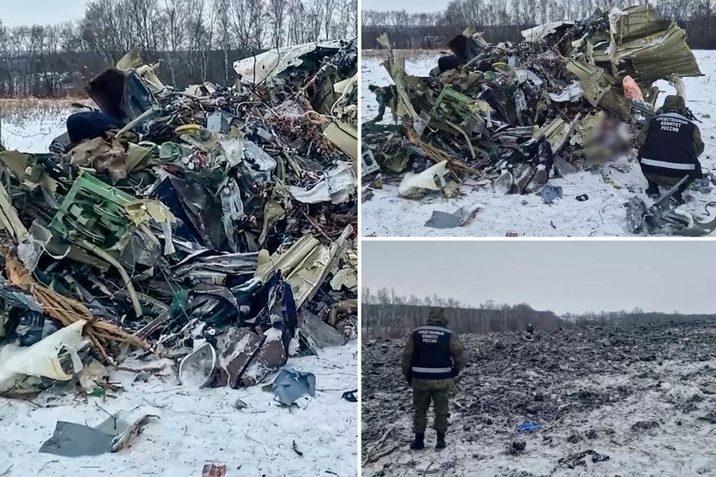 Russian officials prevented crashed military plane that killed 65 prisoners of war from flying at the last minute: Ukraine