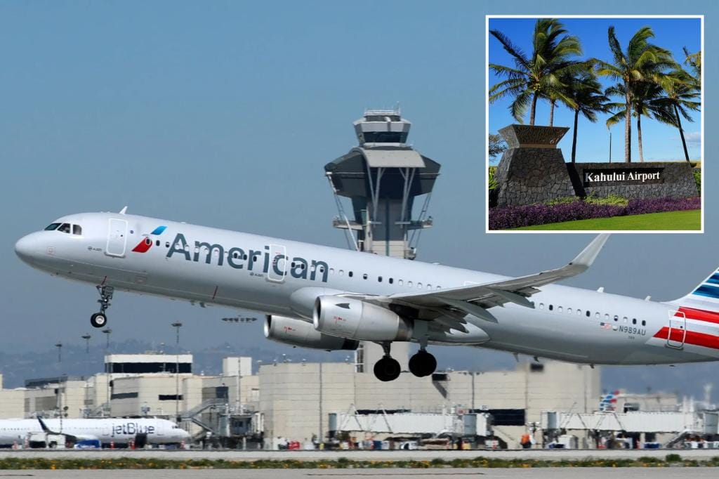 Six injured after American Airlines flight makes a 'crash landing' in Hawaii