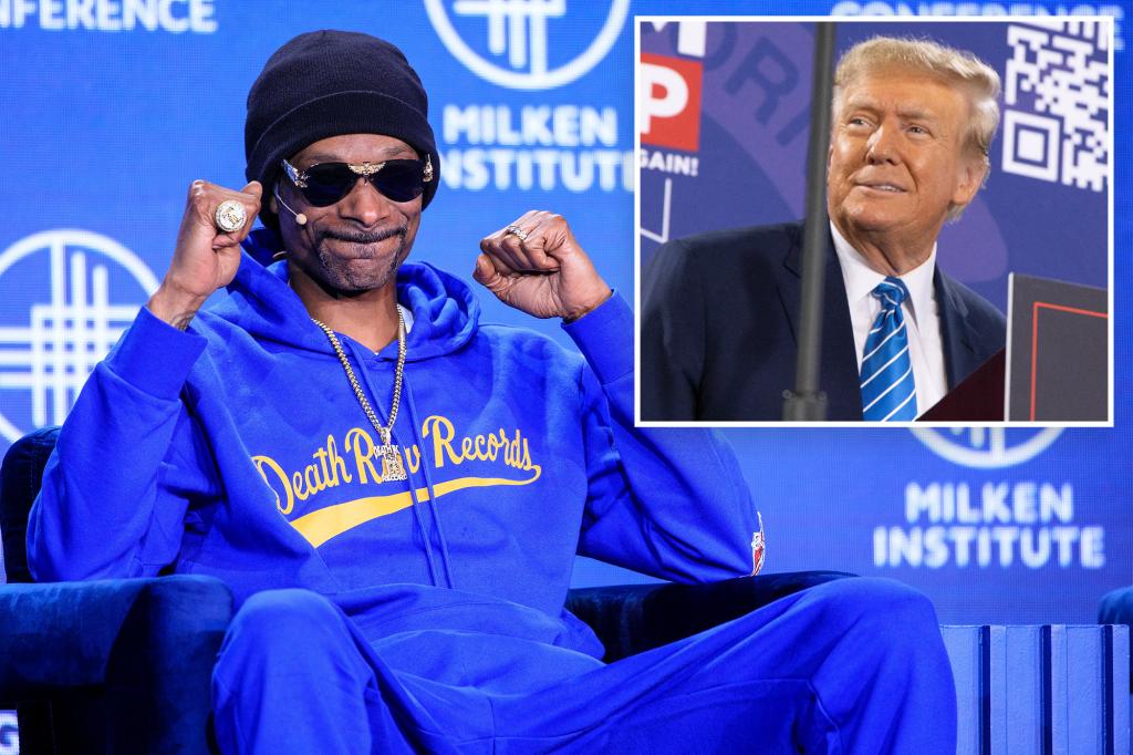 Snoop Dogg gushes over Trump, offers 'love and respect' following Death Row co-founder's pardon