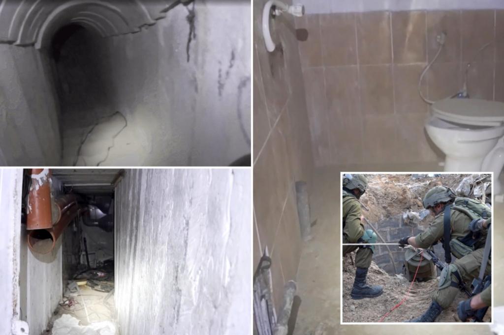Surprising look inside the Hamas tunnel where Israeli hostages were held in horrible conditions