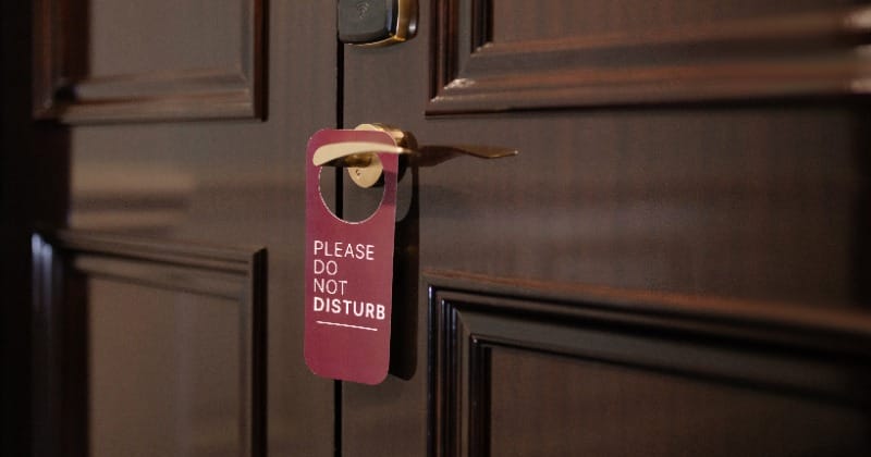 Think twice before using "Do Not Disturb" signs in hotels