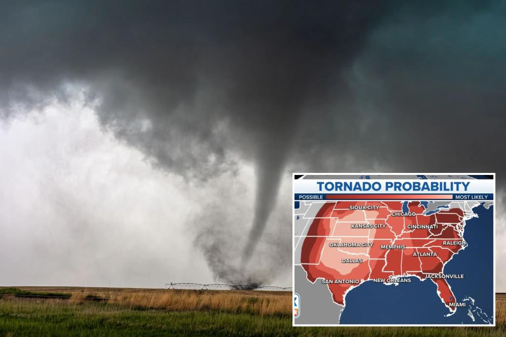This is where tornadoes are most likely to occur each month - will your area be affected?
